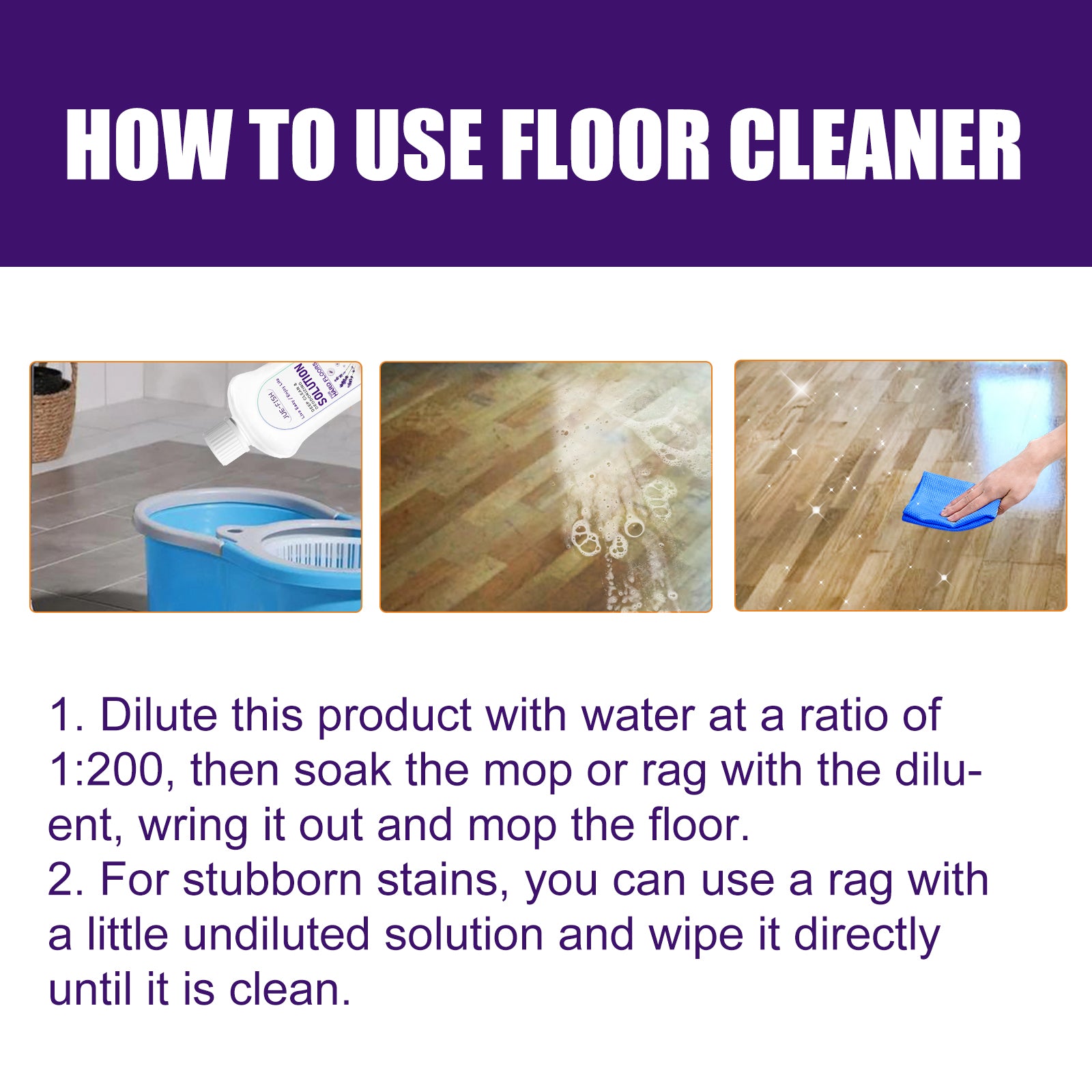 Wood Floor Brightening Cleaner