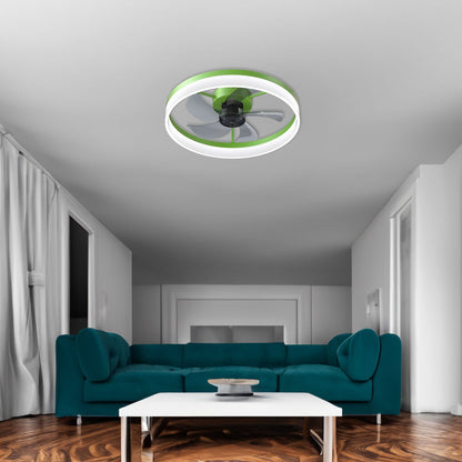 Green Dimmable LED Ceiling Fan