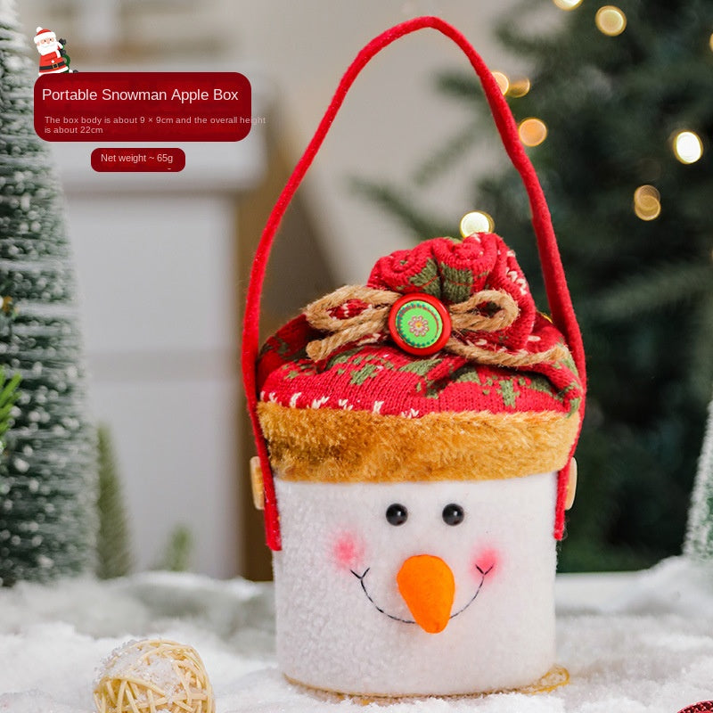 Christmas decorations, cartoon tote bags, gift bags, Christmas gift bags, children&