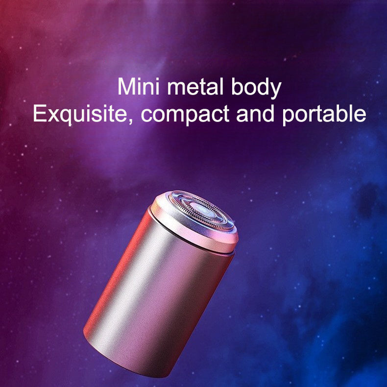 Mini Steel Cannon Travel Shaver Fully Portable Multi functional Men&