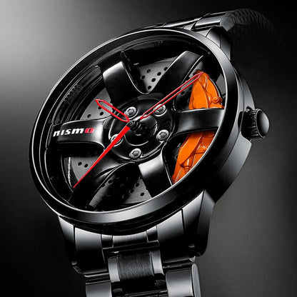 NIBOSI Wheel Rim Mens Watches Top Brand Luxury Sport Car Watch Men Fashion Waterproof Men&