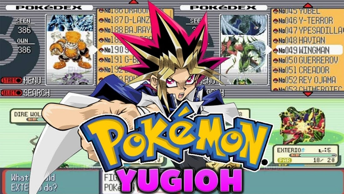 Yu-Gi-Oh! Pokeduel GBA Pokemon ROM Hack Video Game Boy Advance