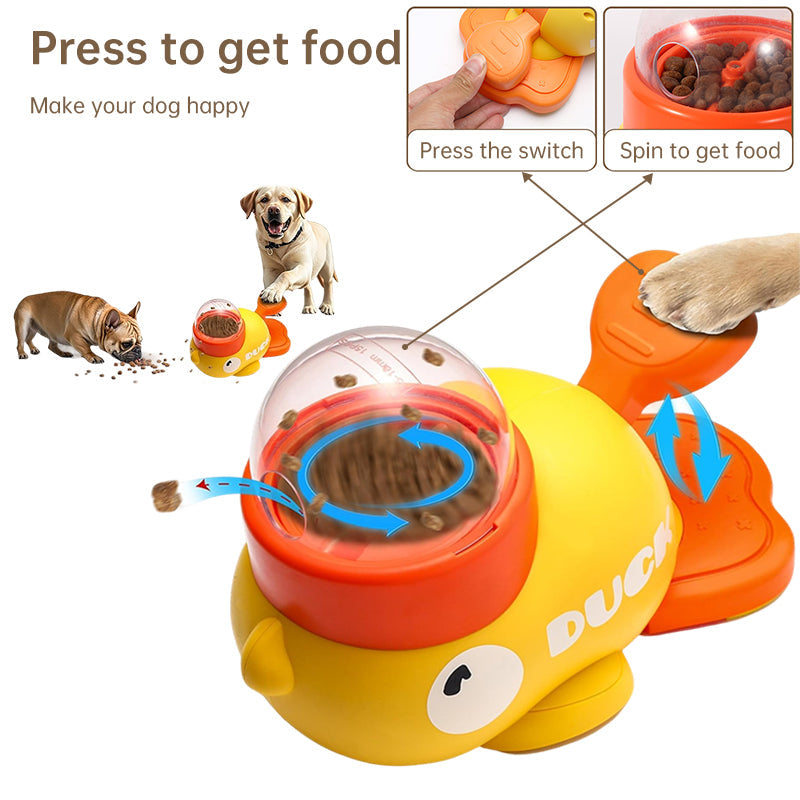 Intelligent Cartoon Dog Automatic Feeder: Large Capacity, Anti - slip, Doubles as Toy &amp; Feeding Utensil
