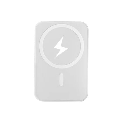 Magnetic wireless power bank suitable for Apple 8-15 Pro Max wireless back clip battery, compact, portable and universal