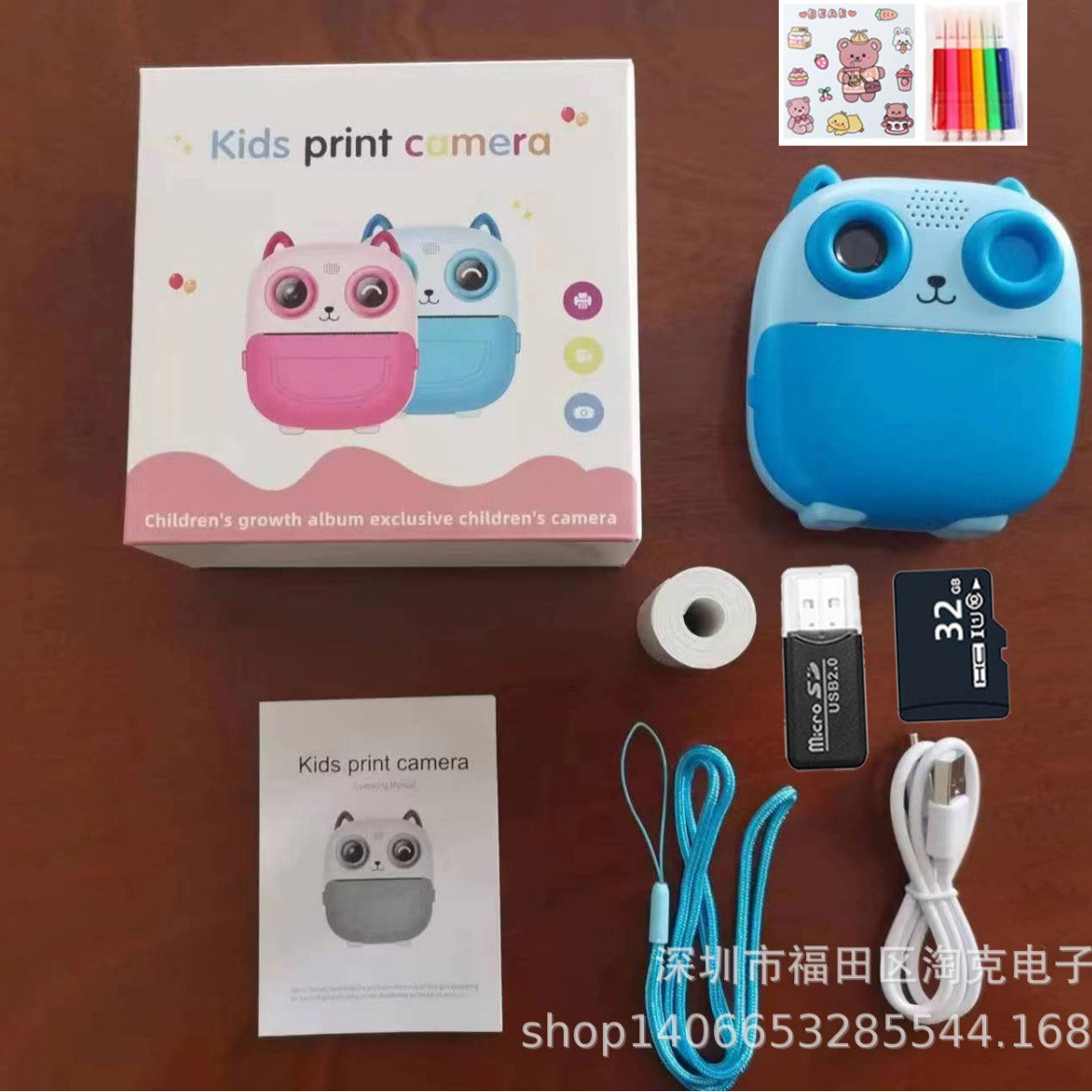 Polaroid high-definition printing photography video recording instant shooting instant printing children&