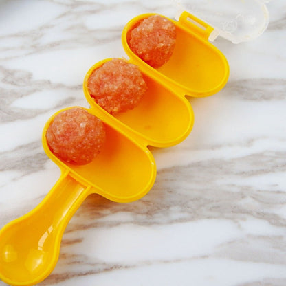 Food grade pp baking tool wobbly meatball artifact cartoon children&