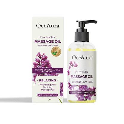 Lavender Body Essential Oil Hydrating And Moisturizing Body Moisturizing Massage Essential Oil For Long-Lasting Moisturizing