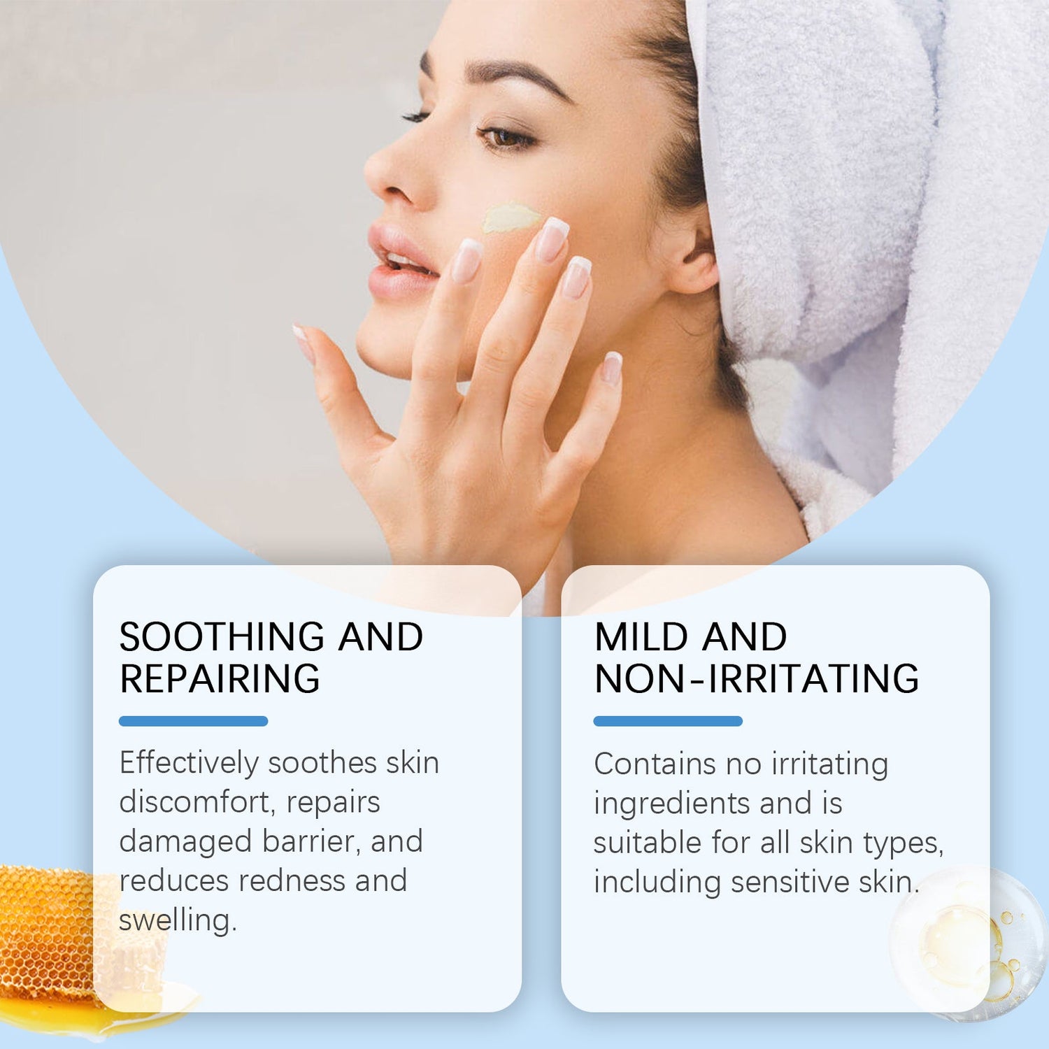 Grass-Fed Tallow Facial Moisturizer Relieves Dry Skin And Keeps Skin Resilient