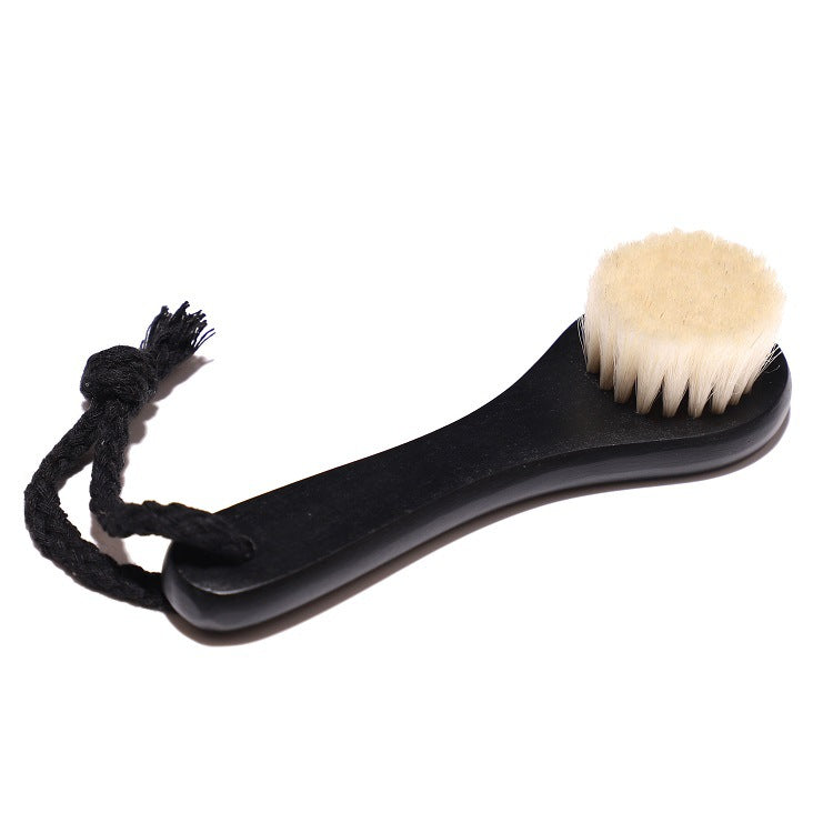 Baby hair comb round head beech wood baby bath brush children&