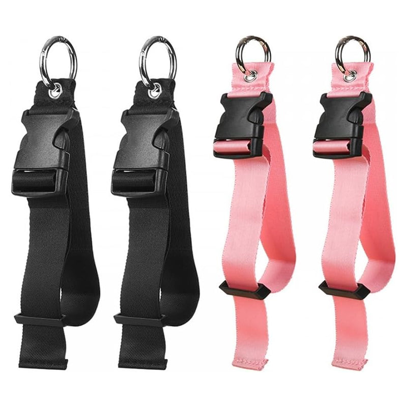 Portable Black Nylon Anti-Theft Luggage Strap, Bag Clip for Multi-Tool, Camping &amp; Hiking