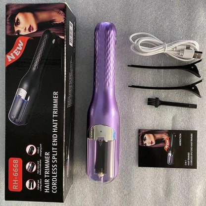 Fully automatic hair clipper, hair splitting and trimming device, multifunctional electric women&