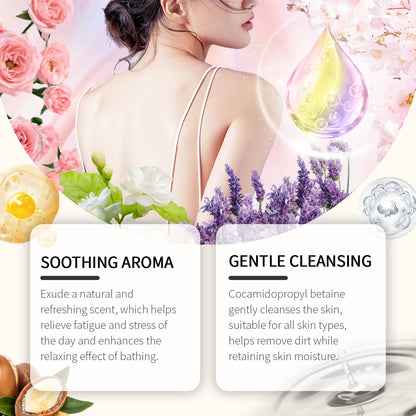 Fragrant Body Wash (Jasmine Fragrance) Moisturize And Moisturize Skin To Improve Dry Women&