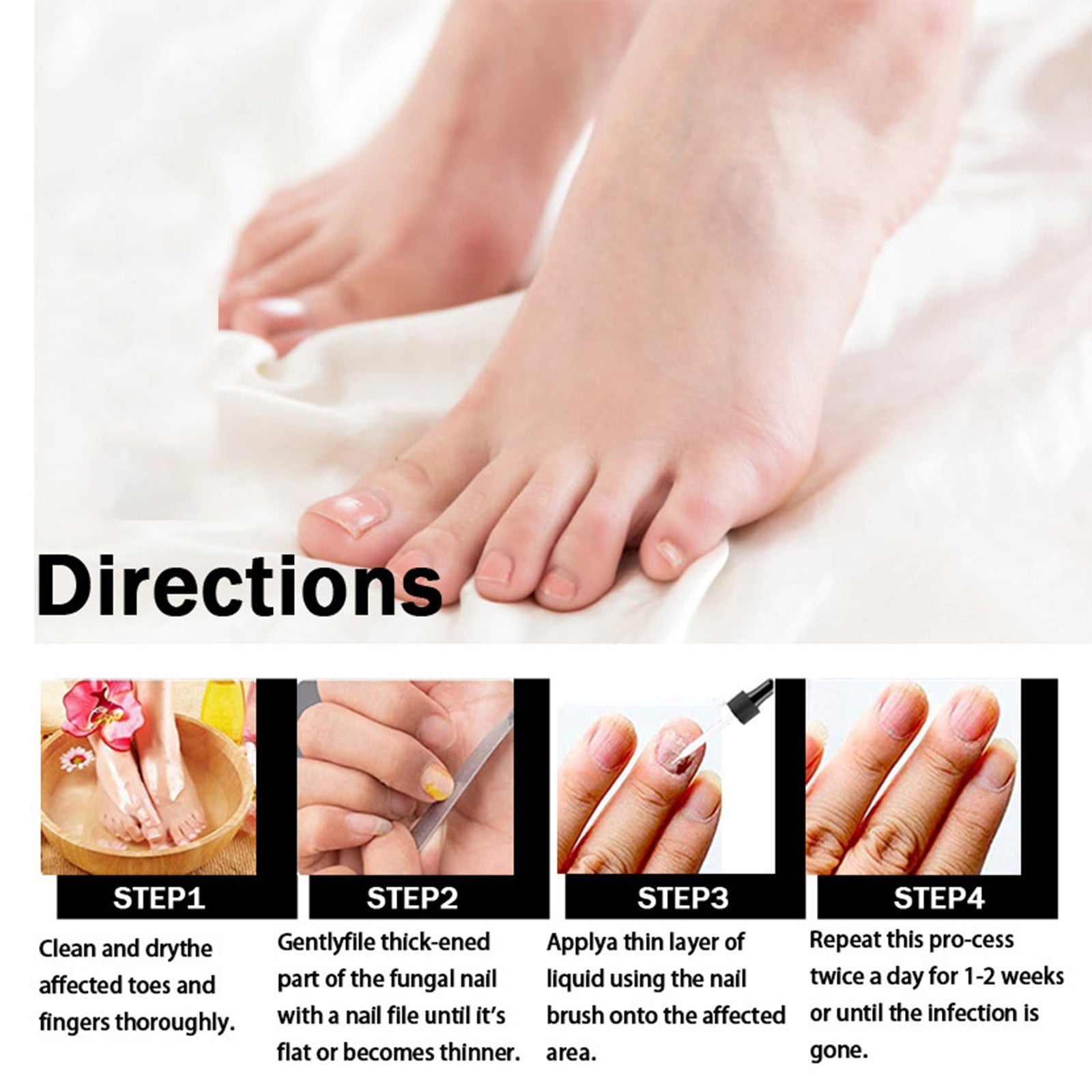 Nail Repair Solution Thickening And Brightening Nails Removing Gray Nail Repair Nourishing Nail Care Solution