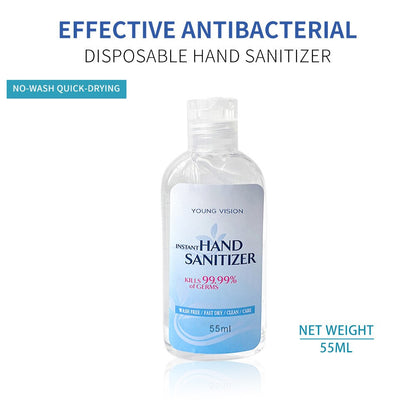 55ml Anti Virus Alcohol Hand Sanitizer Anti Bacteria Moisturizing Aloe Vera Hand Wash Disinfectant Gel Disposable Soap Skin Care