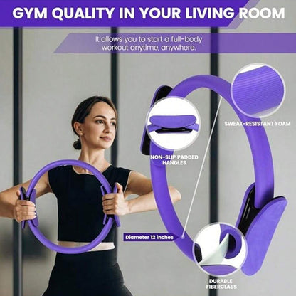 13 - Piece Pilates Kit for Home Workouts: Pilates Ring, Ball, Resistance Bands &amp; More - Ideal for Home Pilates