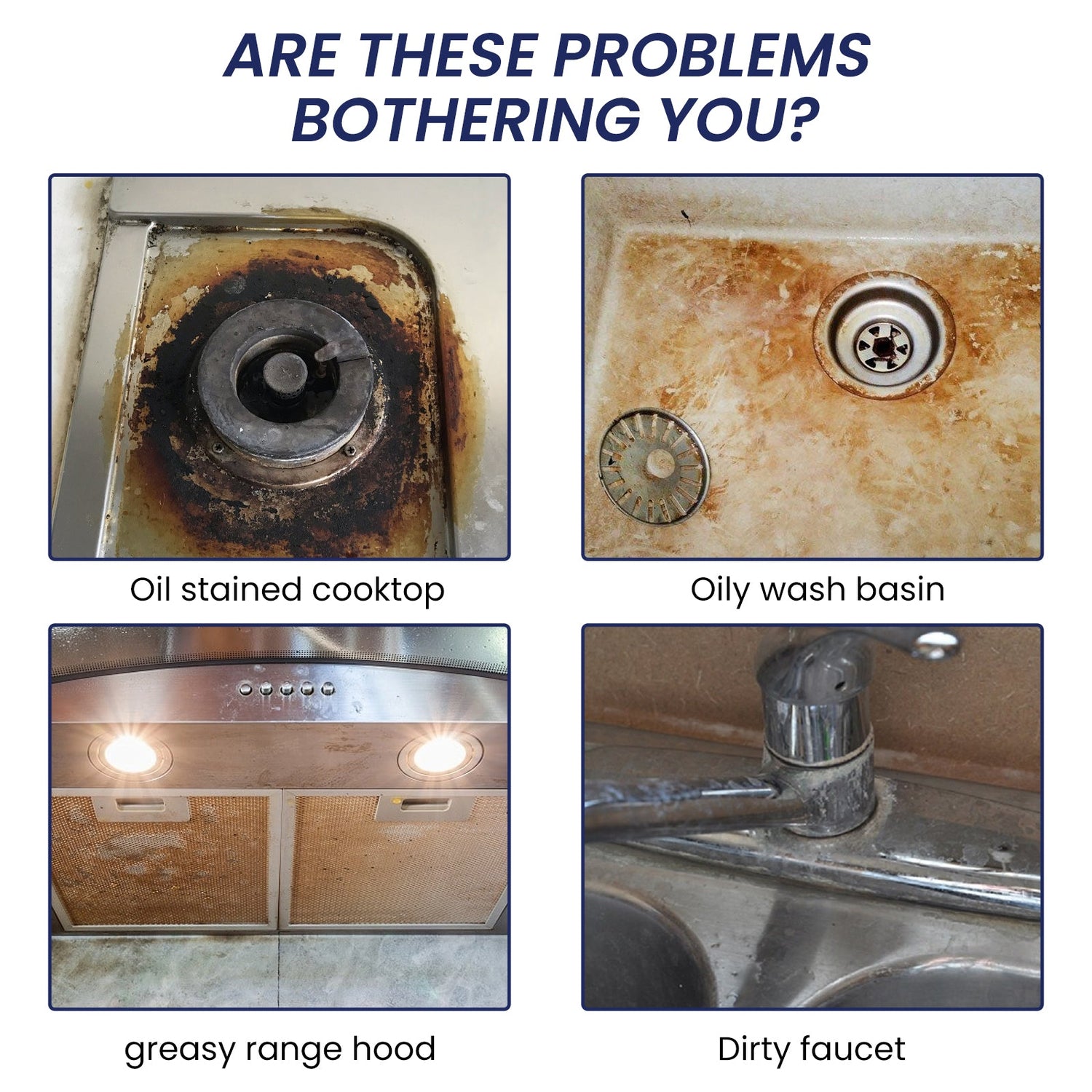Stove Hood Heavy Oil Cleaner
