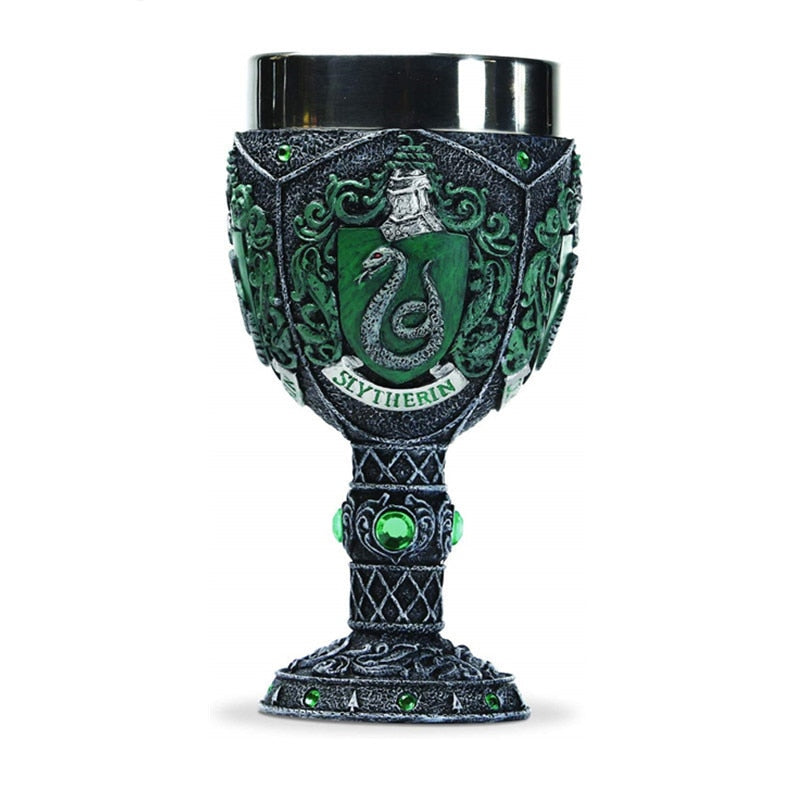 Creative Stainless Steel Goblet &amp; 3D Resin Coffee Cup Artistic Goblet Resin Wine Glass Cups Drinkware Mugs