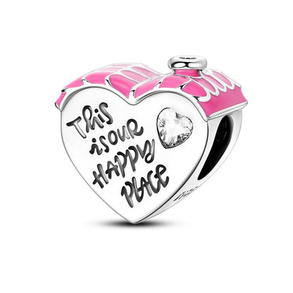 Family and Friendship Series Love Bead Pendant DIY Bracelet Necklace