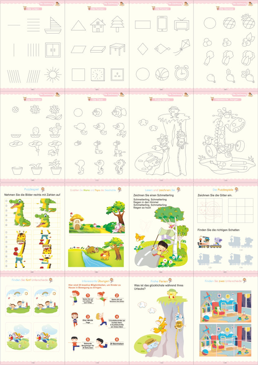 Full English version of calligraphy stickers Children&