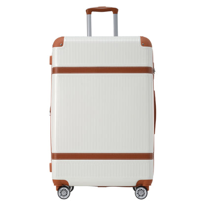 Hardshell Luggage Sets 3 Piece double spinner 8 wheels Suitcase with TSA Lock Lightweight 20&