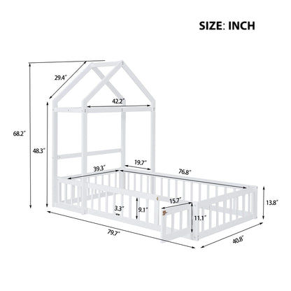 Wooden Twin Size Children&