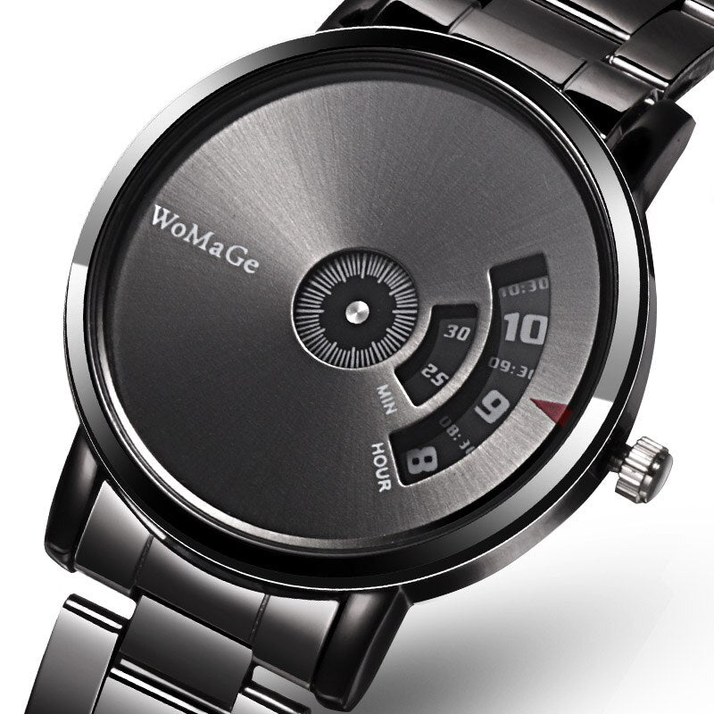 WoMaGe Fashion Watch Men Watches Stainless Steel Creative Men&