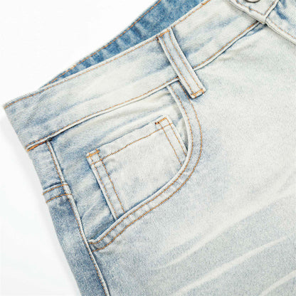 American Cleanfit Washed Denim Long Pants Men&