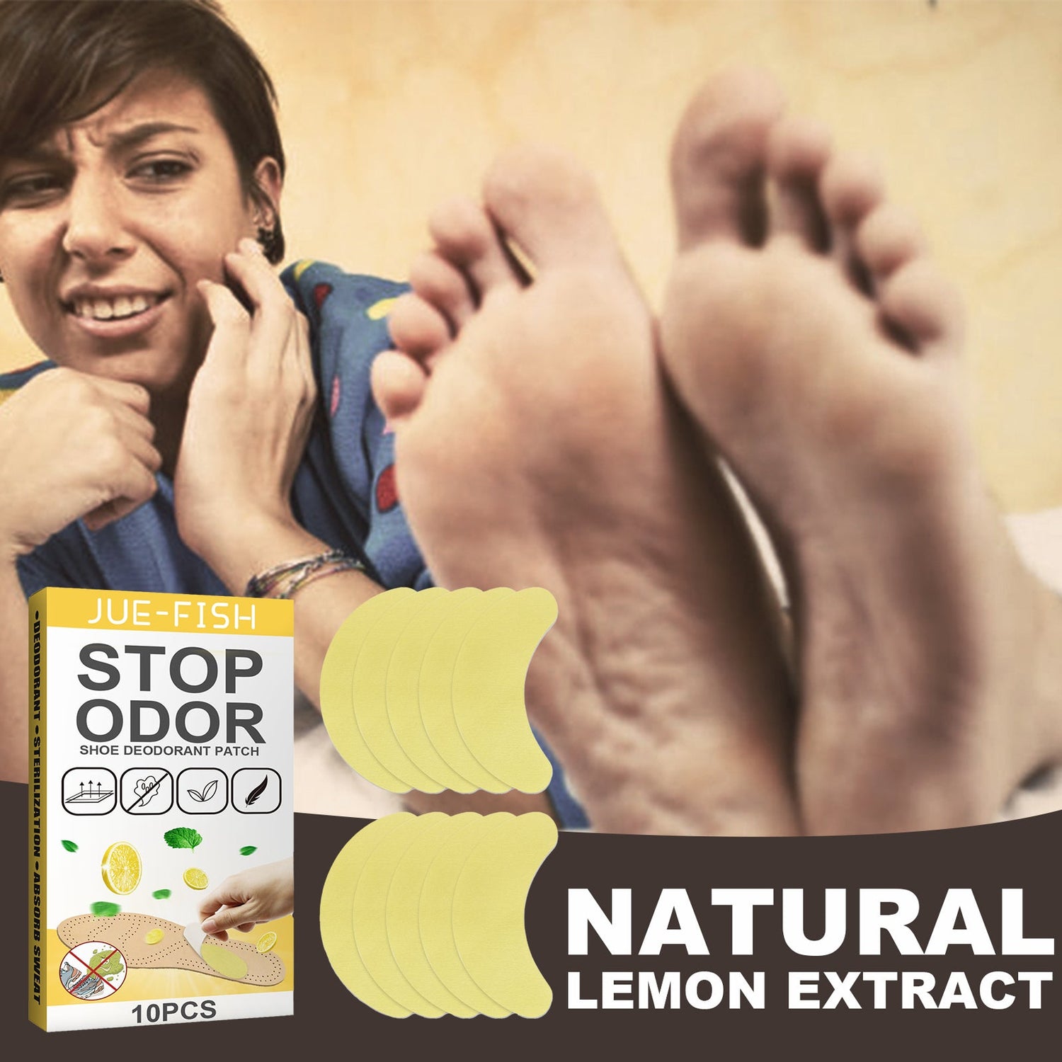 Deodorant Stickers For Shoes, Fresh, Remove Odor And Prevent Foot Odor Foot Sweat Sports Shoes Smelly Insole Sticker