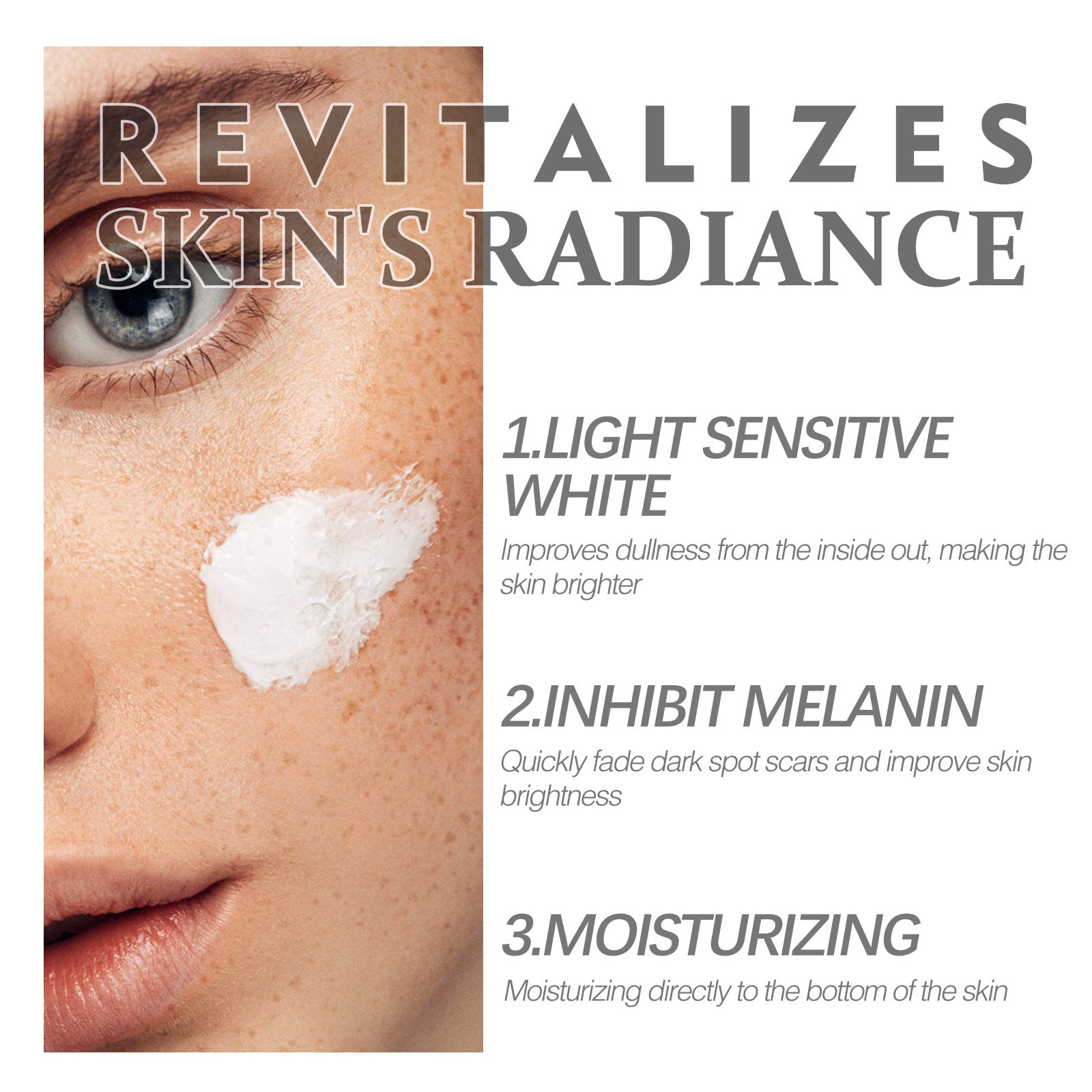Moisturizing Astragalus Cream Lightens Dark Spots, Moisturizes, Brightens, Moisturizes, And Brightens Skin