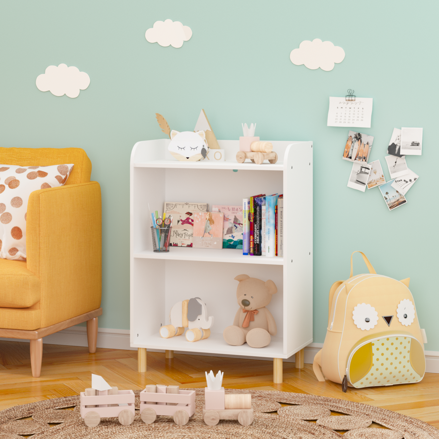 Kids 3-Tier Bookcase  Children&