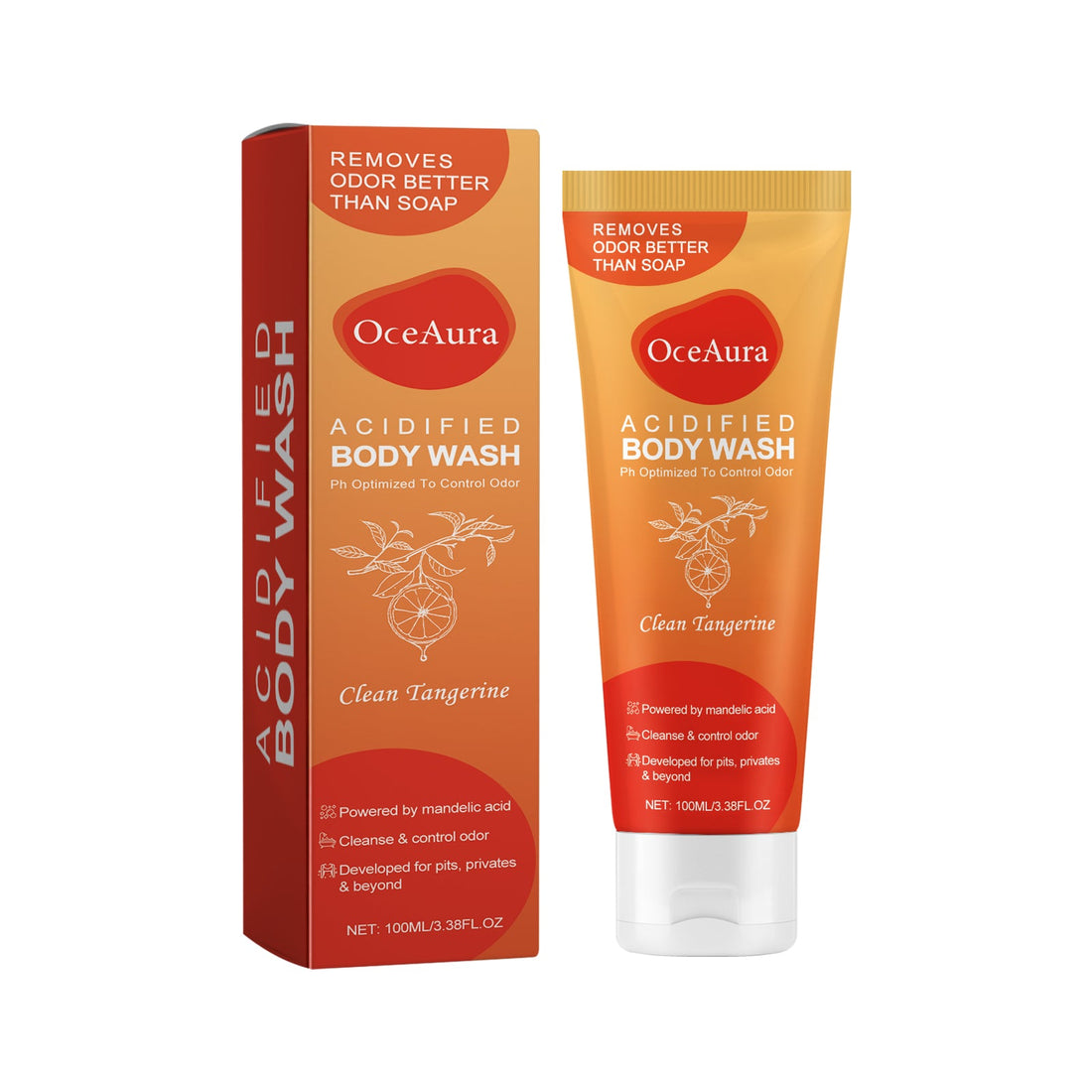 Acidified Body Wash, Moisturize The Skin And Keep The Fragrance For A Long Time