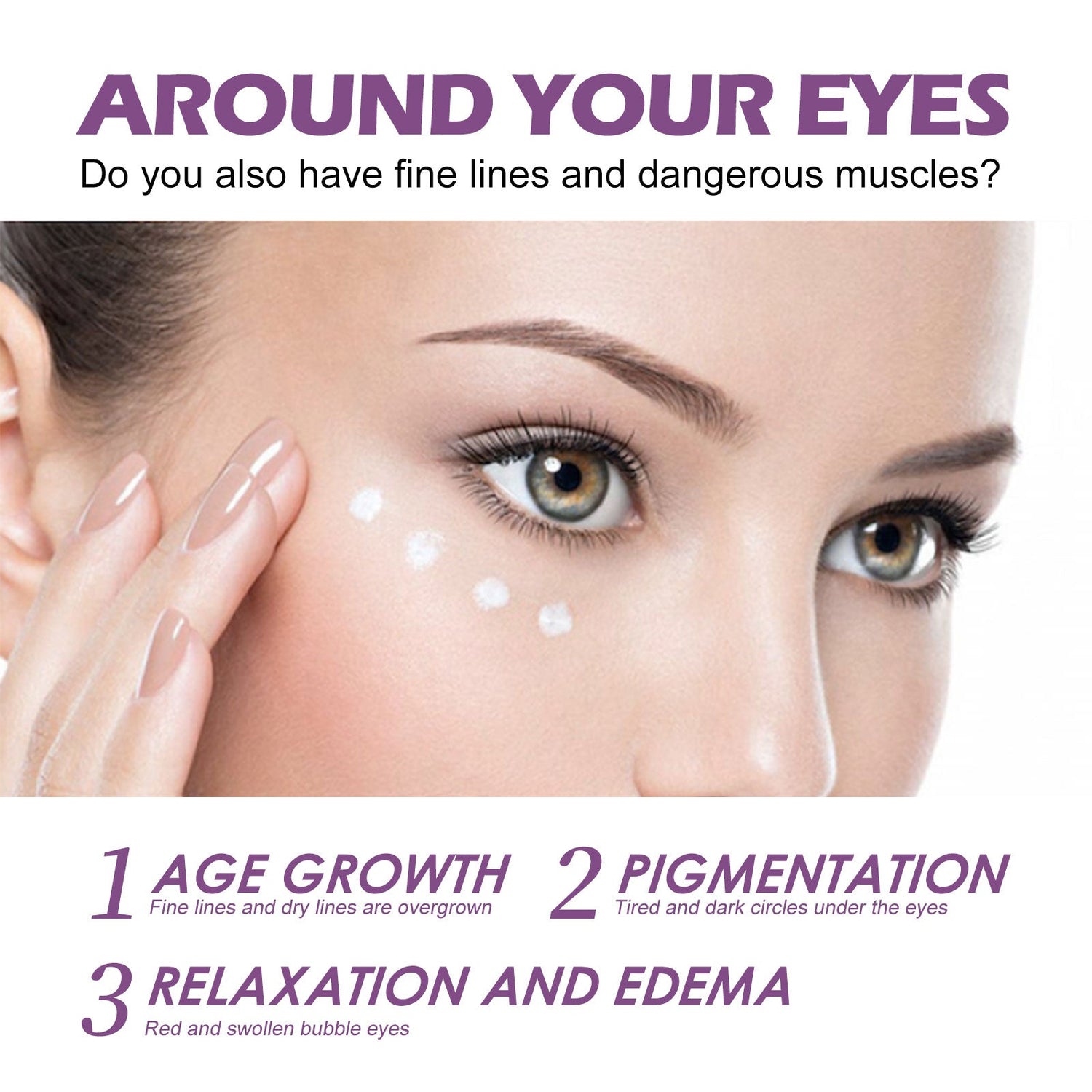 Moisturizing Eye Cream, Firming And Lifting Eye Creme For Fine Lines Crow&
