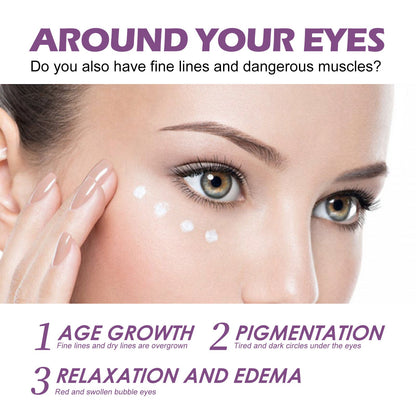 Moisturizing Eye Cream, Firming And Lifting Eye Creme For Fine Lines Crow&