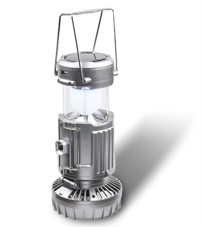 Solar LED Camping Lantern Fan