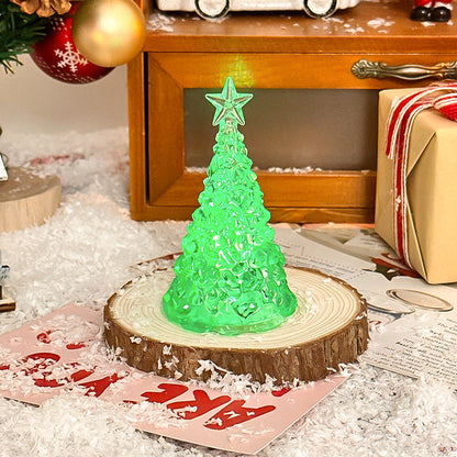 Christmas Star Tree Night Light LED Room Decoration Iceberg Atmosphere Light Children&