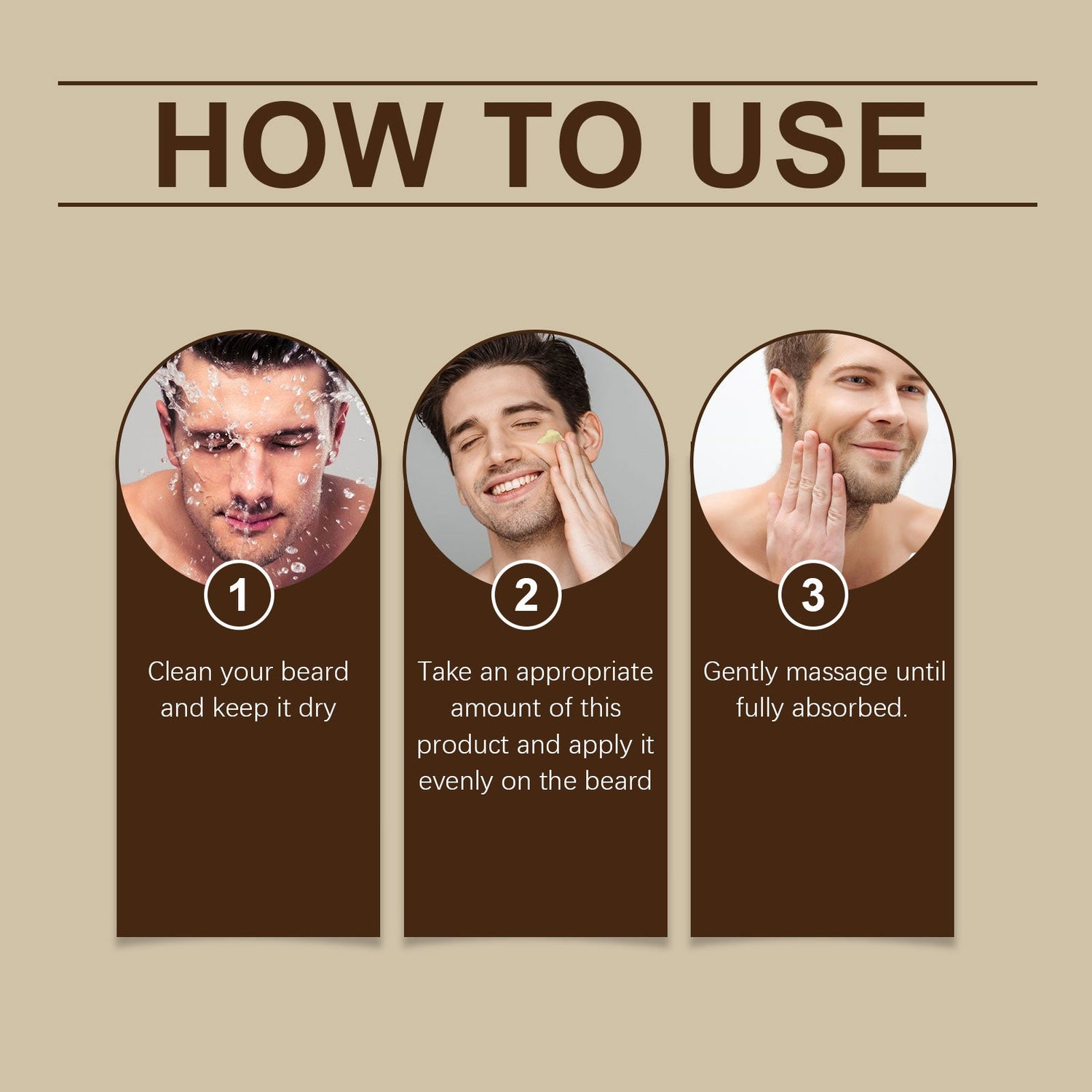 Leather Beard Care Wax Nourishes And Hydrates Hair Care Wax For Men