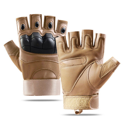 Tactical half-finger gloves men&