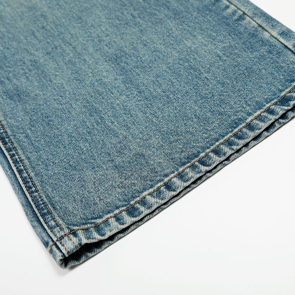 Hole-Washed Denim Long Pants Men&
