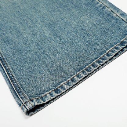 Hole-Washed Denim Long Pants Men&