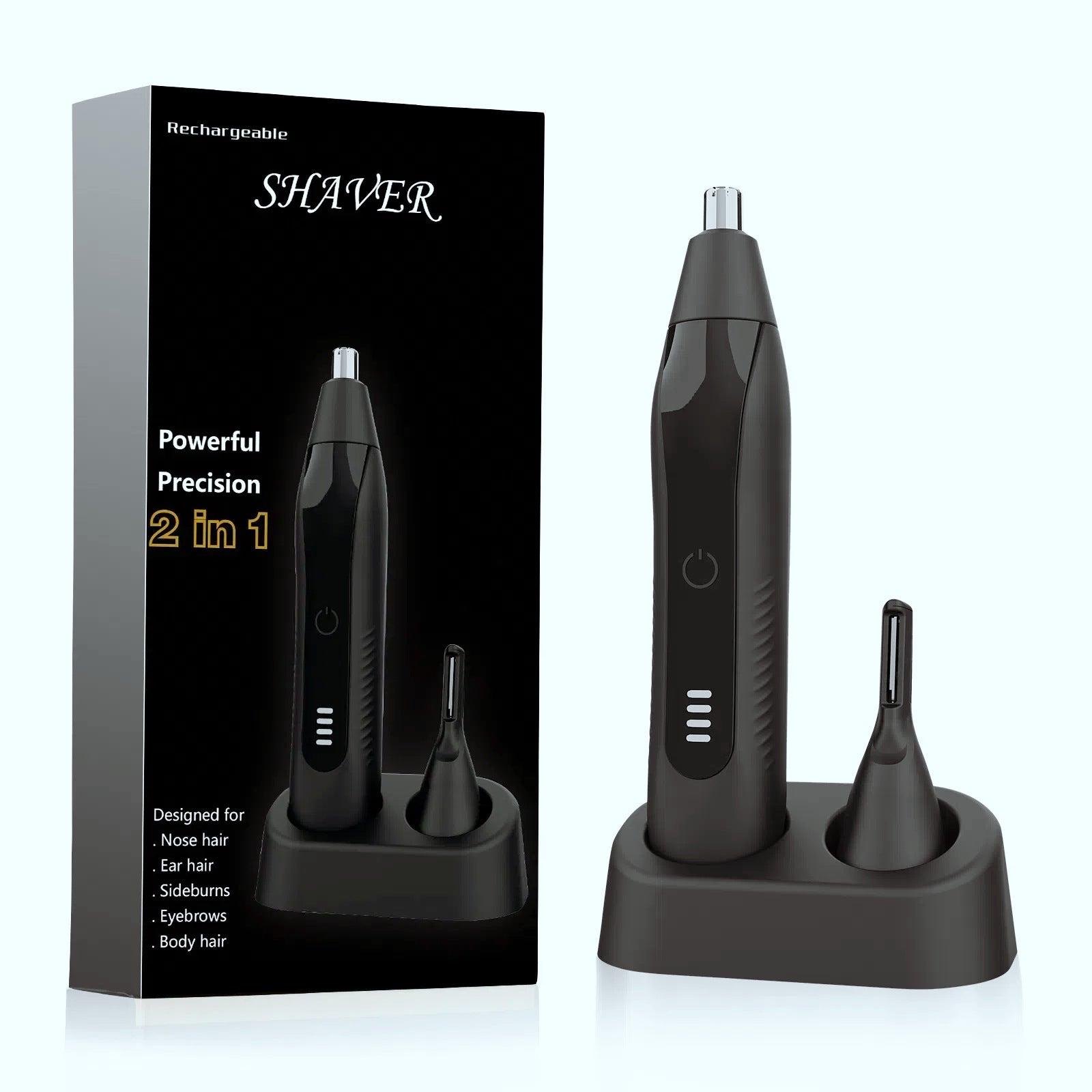 Electric Nose Hair and Eyebrow Trimmer Repair Tool for Rechargeable Men&