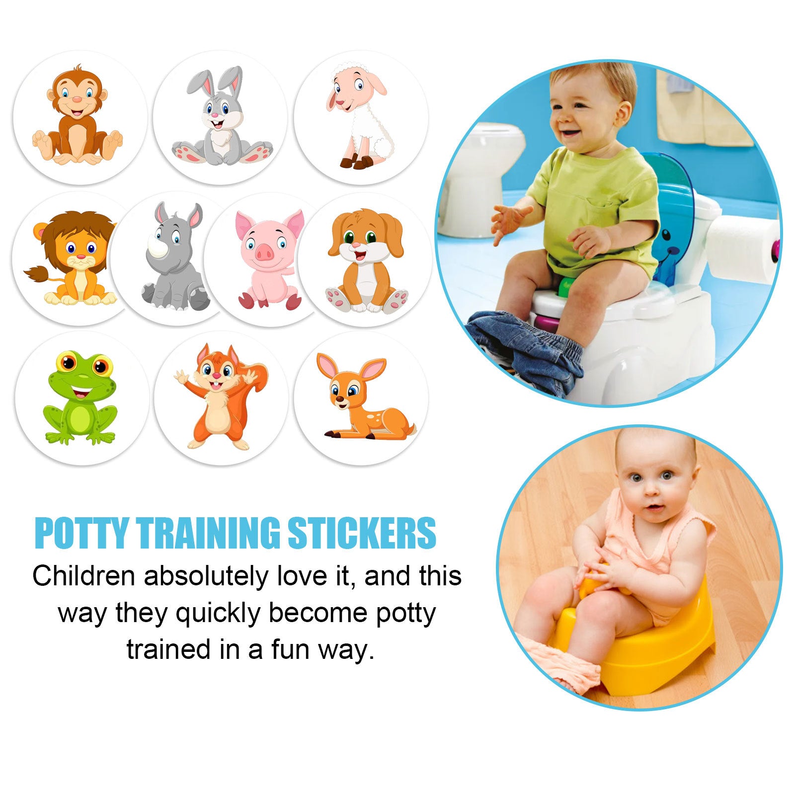 Potty Training Stickers Children&