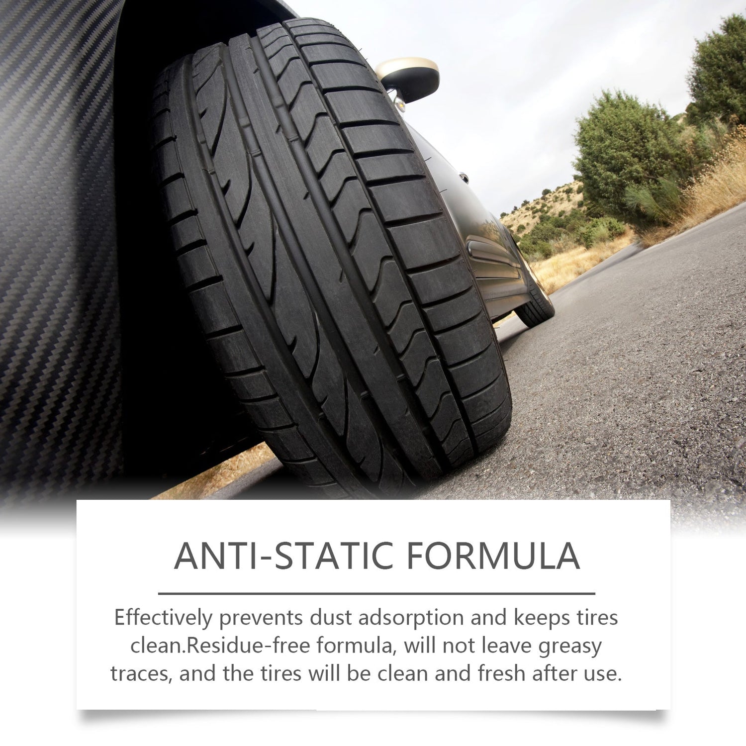Automobile Tire Polish, Tire Stain Cleaning Refurbished Waterproof Anti-Fouling Protection Tire Aging