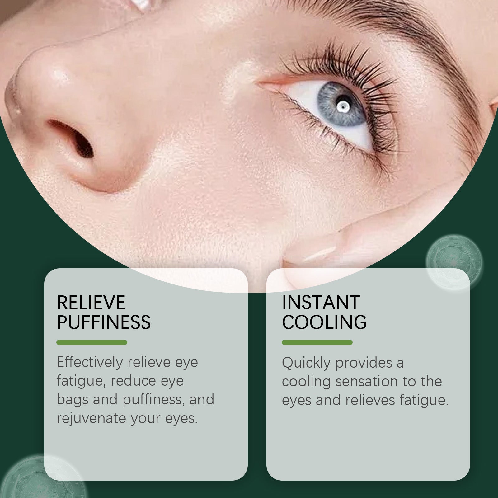 Mint Essence Eye Roller, Fade Fine Lines Crow&