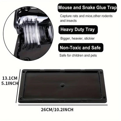 2pcsEliminate Mice &amp; Insects Instantly Mouse &amp; Insect Glue Traps Ready To Use Indoors,Rodent Mouse Rat Insect Sticky Adhesive