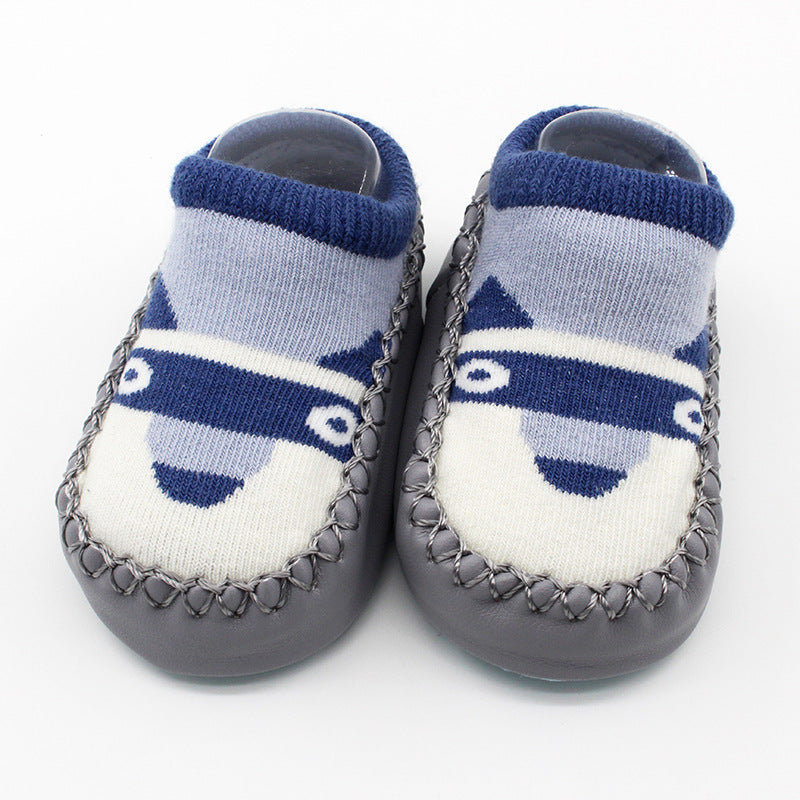 Spring And Autumn New Baby Shoes And Socks Soft Bottom Cartoon Children&