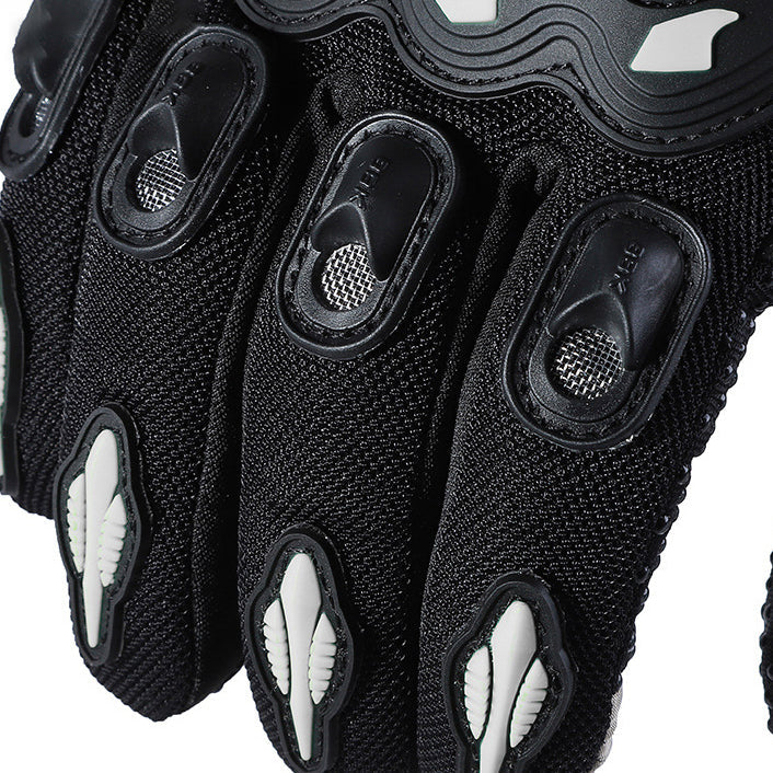 Motorcycle Riding Gloves, All Finger, Summer Breathable, Men&