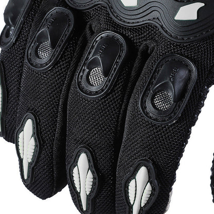 Motorcycle Riding Gloves, All Finger, Summer Breathable, Men&