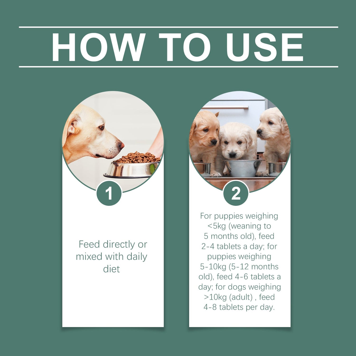 Tear-Stained Eye Care Tablet For Dogs To Gently Clean Tear-Stained Eye Stains For Pet Dogs
