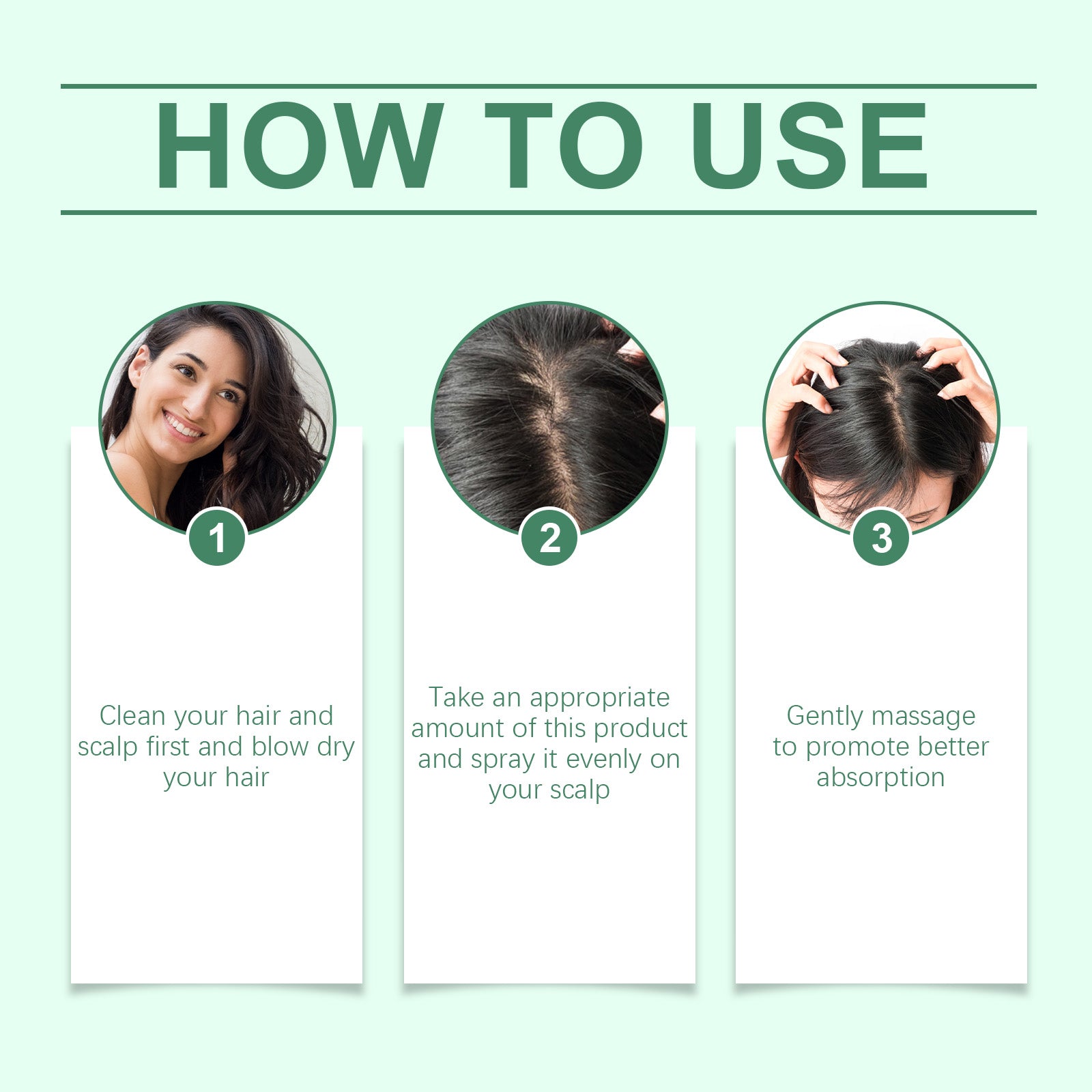 Hair Care Solution Gently Moisturizes And Nourishes Scalp, Softens Hair Care, Hydrates And Moisturizes Hair Care Solution