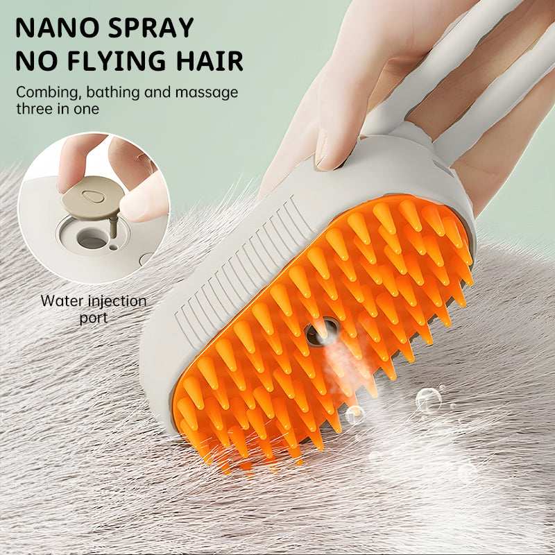 Wholesale Electric Spray Pet Comb for Cats &amp; Dogs - Massage, Float Hair Cleaning